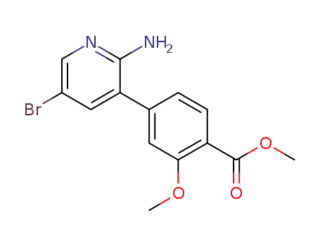 methyl 4-(2-amino-5-bromopyridin-3-yl)-2-methoxybenzoate
