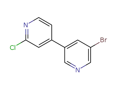Molecular Structure of 942206-01-1 (5-BROMO-2'-CHLORO-[3,4']-BIPYRIDINE)