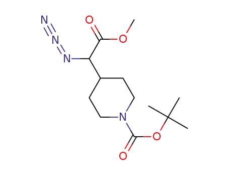 tert-butyl 4-(1-azido-2-methoxy-2-oxoethyl)piperidine-1-carboxylate