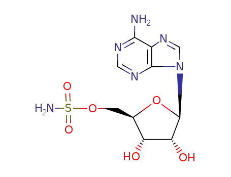 Molecular Structure of 25030-31-3 (Adenosine, 5'-sulfaMate)