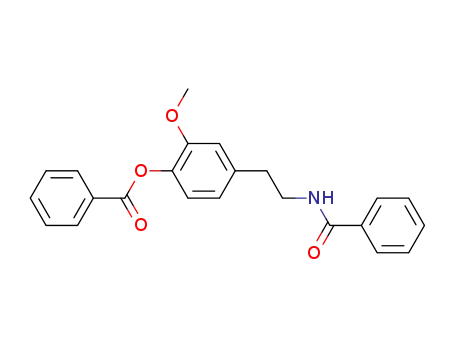4-(2-benzoylamino-ethyl)-1-benzoyloxy-2-methoxy-benzene