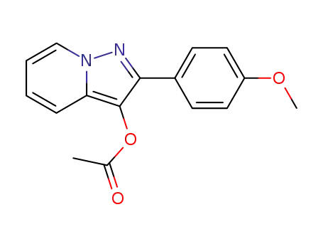 2-(4-methoxyphenyl)pyrazolo[1,5-a]pyridin-3-yl acetate