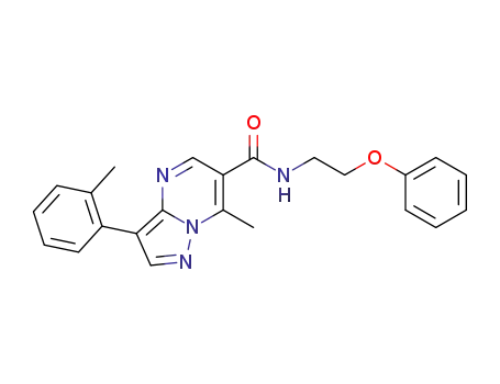 7-methyl-N-(2-phenoxyethyl)-3-(o-tolyl)pyrazolo[1,5-a]pyrimidine-6-carboxamide
