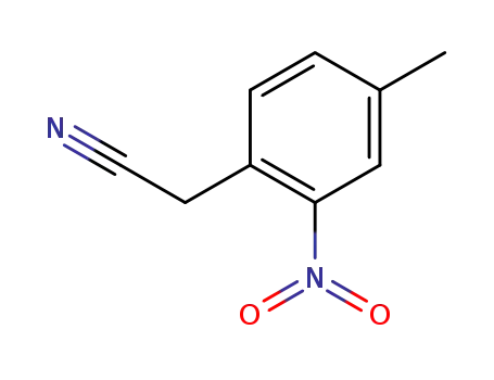 Molecular Structure of 855938-47-5 ((4-METHYL-2-NITRO-PHENYL)-ACETONITRILE)
