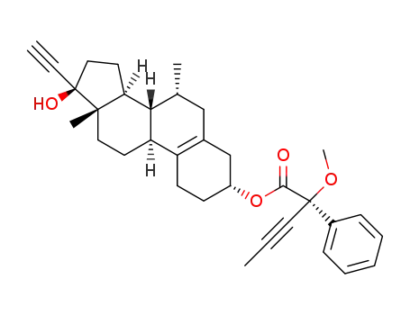 3α-tiboloyl (S)-2-methoxy-2-phenylpent-3-ynoate