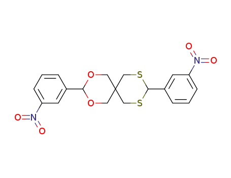 3,9-bis(m-nitrophenyl)-2,4-dioxa-8,10-dithia-spiro[5.5]undecane