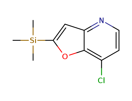 7-Chloro-2-(trimethylsilyl)furo[3，2-b]pyridine