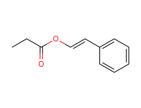 Molecular Structure of 33603-01-9 ((E)-2-phenylethenyl propanoate)