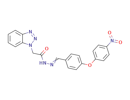 2-(1H-benzotriazol-1-yl)-N'-[4-(4-nitrophenoxy)benzylidene]acetohydrazide