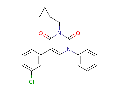 5-(3-chlorophenyl)-3-cyclopropylmethyl-1-phenyl-1H-pyrimidine-2,4-dione