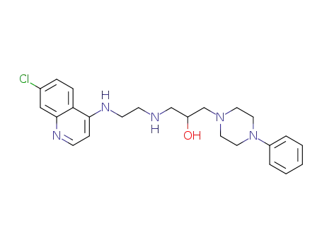 1-(2-(7-chloroquinolin-4-ylamino)ethylamino)-3-(4-phenylpiperazin-1-yl)propan-2-ol