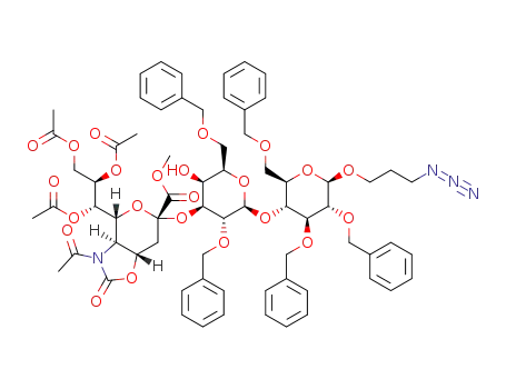 C<sub>69</sub>H<sub>80</sub>N<sub>4</sub>O<sub>23</sub>