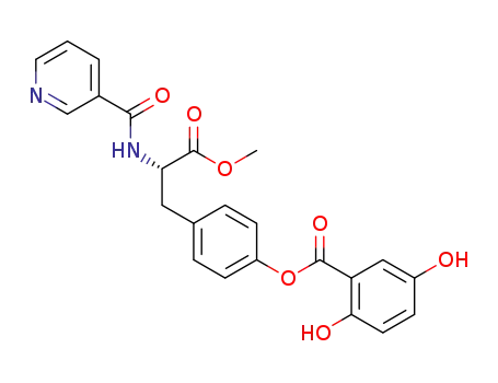 N-nicotinoyl-O-(2,5-dihydroxybenzoyl)-L-tyrosine methyl ester