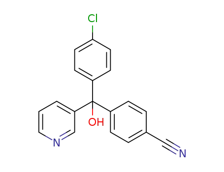 4-[(4-chlorophenyl)(hydroxy)pyridin-3-ylmethyl]benzonitrile