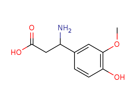 3-Amino-3-(4-hydroxy-3-methoxyphenyl)propionic acid