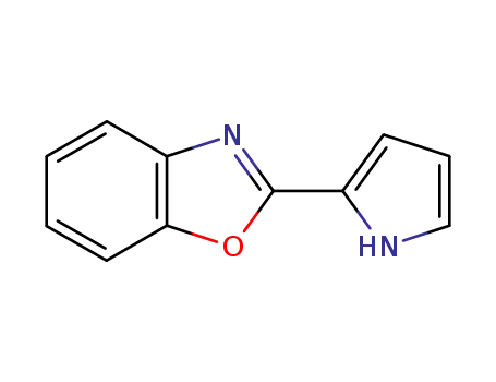 Molecular Structure of 54584-08-6 (Benzoxazole, 2-(1H-pyrrol-2-yl)-)