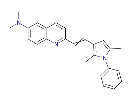 N,N-dimethyl-2-[2-(2,5-dimethyl-1-phenyl-1H-pyrrol-3-yl)ethenyl]-6-quinolinamine
