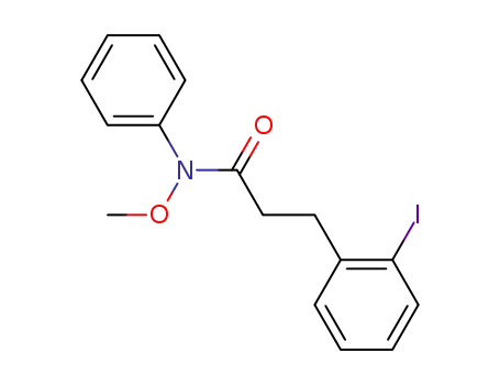 3-(2-iodophenyl)-N-methoxy-N-phenylpropanamide