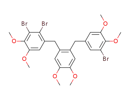2,3-dibromo-1-(2-(3-bromo-4,5-dimethoxybenzyl)-4,5-dimethoxybenzyl)-4,5-dimethoxybenzene