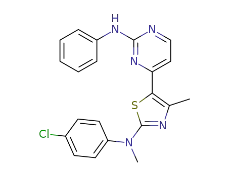 (4-{2-[(4-chlorophenyl)(methyl)amino]-4-methylthiazol-5-yl}pyrimidin-2-yl)-N-phenylamine