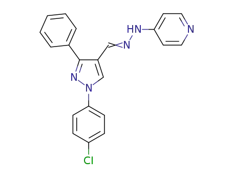 N'-[1-(4-chlorophenyl)-(3-phenyl-1H-pyrazol-4-yl)methylene]isonicotinohydrazide