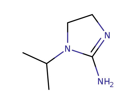 Molecular Structure of 766449-90-5 (1H-Imidazol-2-amine,4,5-dihydro-1-(1-methylethyl)-(9CI))