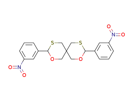 3,9-bis(m-nitrophenyl)-2,8-dioxa-4,10-dithia-spiro[5.5]undecane