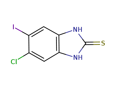 5-chloro-6-iodo-2,3-dihydro-1H-1,3-benzodiazole-2-thione