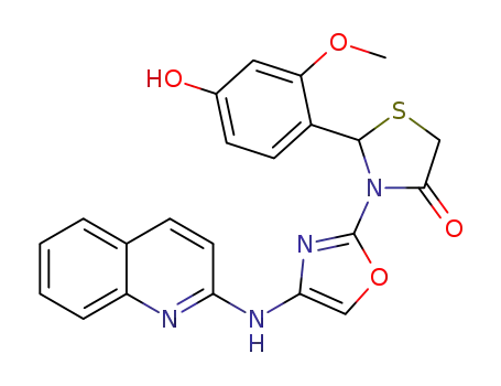 C<sub>22</sub>H<sub>18</sub>N<sub>4</sub>O<sub>4</sub>S