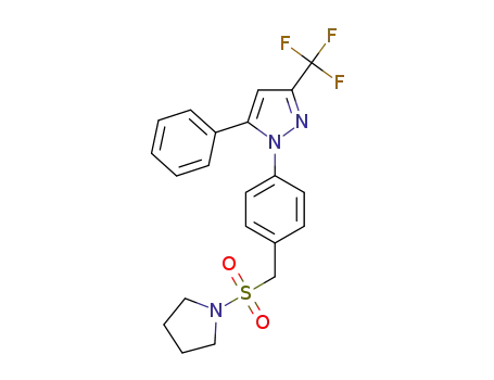 C<sub>21</sub>H<sub>20</sub>F<sub>3</sub>N<sub>3</sub>O<sub>2</sub>S
