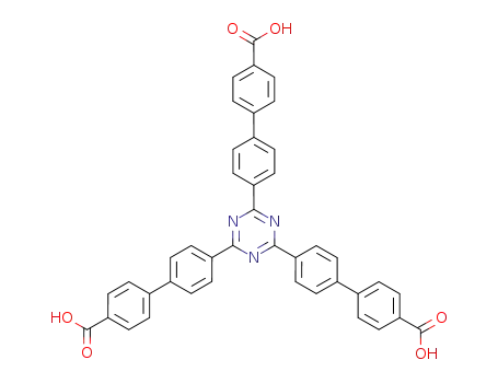 Molecular Structure of 1331756-62-7 (4',4''',4'''''-(1,3,5-triazine-2,4,6-triyl)tris(([1,1'-biphenyl]-4-carboxylic acid)))