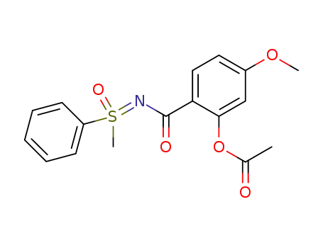 N-[2-acetoxy-4-methoxybenzoyl]-S-methyl-S-phenylsulfoximine