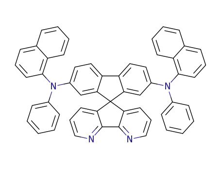 4,5-diaza-2',7'-bis(1-naphthyl(phenyl)amino)-9,9'-spirobifluorene