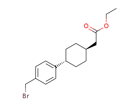 시클로헥산아세트산, 4-[4-(브로모메틸)페닐]-, 에틸 에스테르, 트랜스-