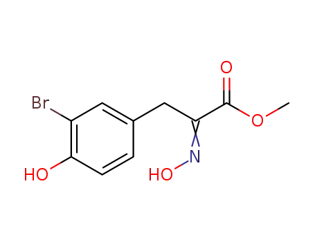 methyl 3-(3-bromo-4-hydroxyphenyl)-2-(hydroxyimino)-propanoate