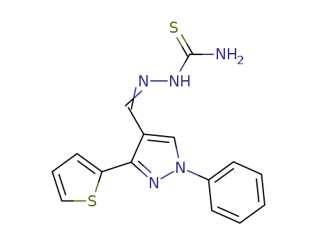 2-[[1-Phenyl-3-(2-thienyl)-1H-pyrazol-4-yl]methylene]hydrazinecarbothioamide
