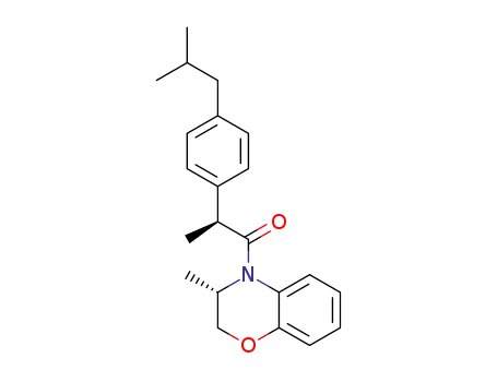 N-[(2S)-2-(4-isobutylphenyl)propionyl]-(3S)-3-methyl-2,3-dihydro-4H-[1,4]benzoxazine
