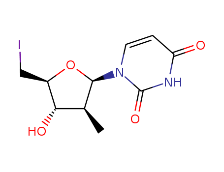 2',5'-dideoxy-3'-methyl-5'-iodouridine