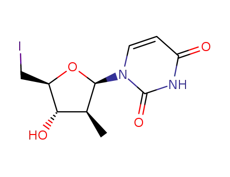 Molecular Structure of 1019639-21-4 (C<sub>10</sub>H<sub>13</sub>IN<sub>2</sub>O<sub>4</sub>)