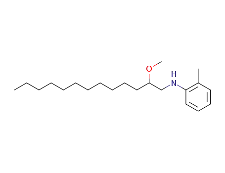 Molecular Structure of 1359738-30-9 (N-(2-methoxytridecyl)-2-methylaniline)