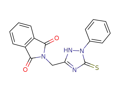 2-((2-phenyl-3-thioxo-2,3-dihydro-1H-1,2,4-triazol-5-yl)methyl)isoindoline-1,3-dione