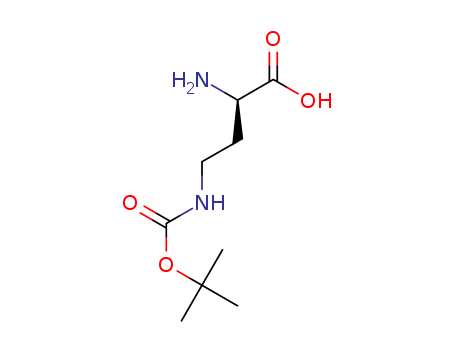 Butanoic acid,2-amino-4-[[(1,1-dimethylethoxy)carbonyl]amino]-, (2R)- cas  114360-55-3