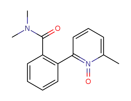 Molecular Structure of 1403954-68-6 (2-(dimethylcarbamoylphenyl)-6-methylpyridine N-oxide)