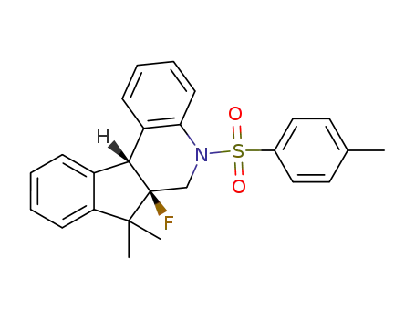 6a-fluoro-7,7-dimethyl-5-tosyl-6,6a,7,11b-tetrahydro-5H-indeno[2,1-c]quinoline