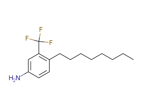 Molecular Structure of 1088699-54-0 (4-octyl-3-(trifluoromethyl)aniline)