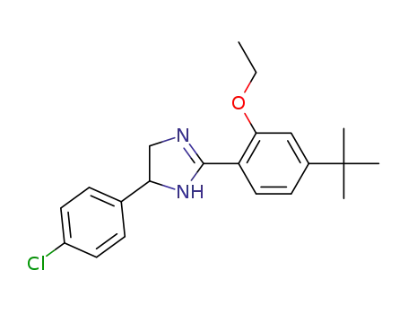 2-(4-tert-butyl-2-ethoxyphenyl)-5-(4-chlorophenyl)-4,5-dihydro-1H-imidazole