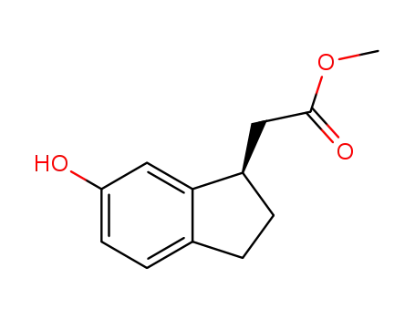 (R)-methyl 2-(6-hydroxy-2,3-dihydro-1H-inden-1-yl)acetate