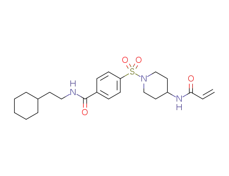 4-(4-Acryloylamino-piperidine-1-sulfonyl)-N-(2-cyclohexyl-ethyl)-benzamide