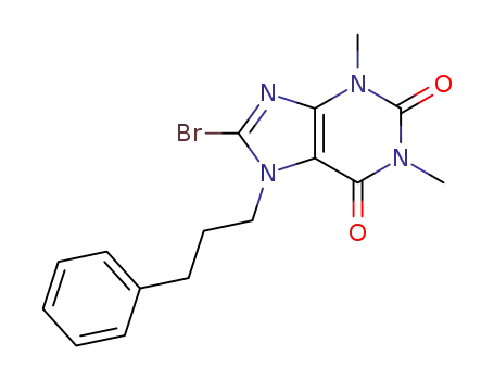 7-(3-phenylpropyl)-8-bromo-1,3-dimethyl-1H-purine-2,6(3H,7H)-dione
