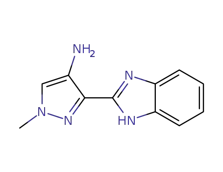 3-(1H-benzo[d]imidazol-2-yl)-1-methyl-1H-pyrazol-4-amine